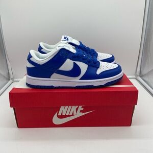 Nike SB Dunk Low Pro QS Kentucky White/Blue Women’s Size 9.5 / Men’s‎ 8